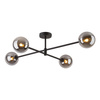Lampa sufitowa SARIUS Black/Graphite 4xG9