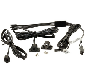 Włącznik do taśm LED sensor podwójny do szaf czarny