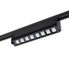 Reflektor szynowy czarny 1- fazowy Linda 12W LED 4000K 30cm