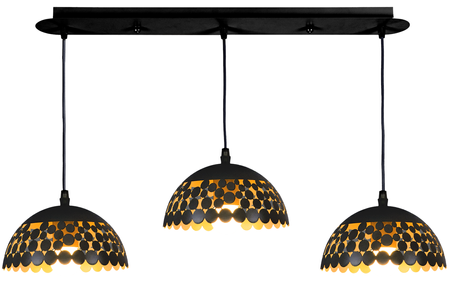 Lampa wisząca LISA BLACK 3xE27