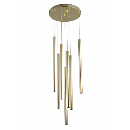 Light prestige Lungo 7 złota lampa wisząca LP-894/7P GD