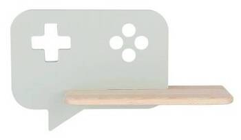 Kinkiet LED 5W dla dziecka miętowy z półką Console 21-75680