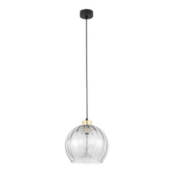 Lampa wisząca DEVI Transparent 1xE27 250