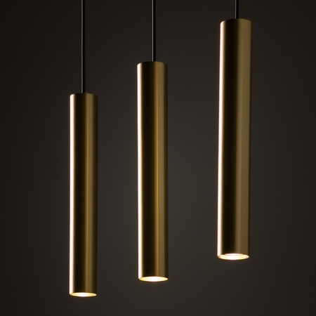 Nowodvorski Lampa wisząca czarna mosiądz EYE