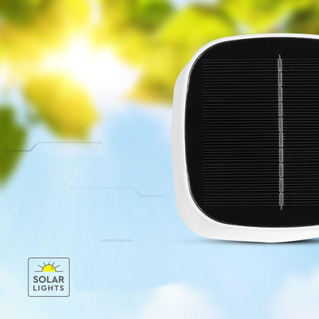 Lampka Biurkowa Nocna Solarna V-TAC 5W CCT LED 35cm Ładowanie USB-C Ściemnianie Biała 
