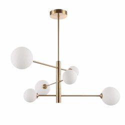 Dorado 6 lampa sufitowa LP-002/6P biało złota