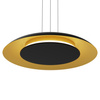 Lampa wisząca Piattino Czarny Złoty 30W LED 3000K-4000k-6000K