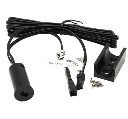 Włącznik do taśm LED bezdotykowy  czarny podblatowy