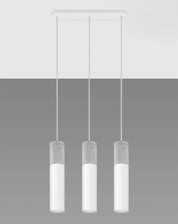 Lampa wisząca BORGIO 3L biały