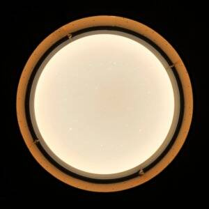 Plafon LED TULUZA taupe-złoty 18W 4000K