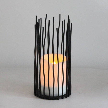 Lampa dekoracyjna  Led NYBORG M czarna 22 cm IP44 na baterie