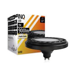 Żarówka Led AR111 GU10 9W ciepła 3000K czarna