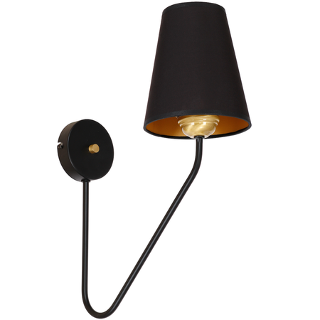 Kinkiet VICTORIA BLACK 1xE27 czarny