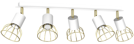 Lampa sufitowa DANTE White/Gold 5xGU10