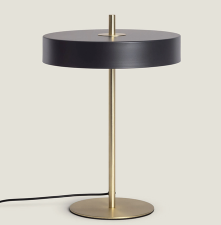 Metalowa Lampa Stołowa nocna 3,6W LED 3000K Korkor czarna - złota