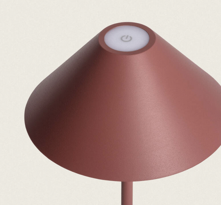 Lampa Stołowa LED 3W Zewnętrzna IP54 Przenośna z Akumulatorem USB Kivuli terakota