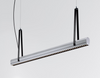 Kluś Lampa wisząca LED Tulip TU BEAM ZW L=3003mm, DOT, 36W, 3000K, DALI, SREBRNY