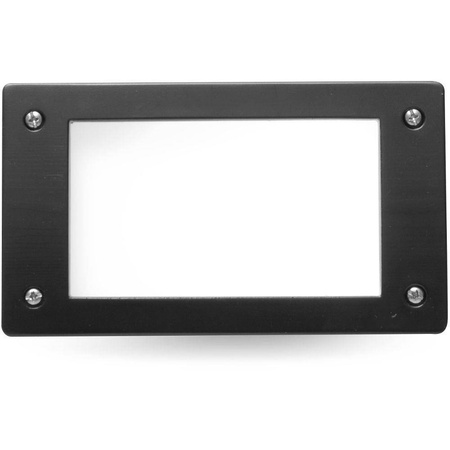 Oprawa elewacyjna ścienna LETI 200 wpuszczana  czarna Y LED GX53 3W 3000K