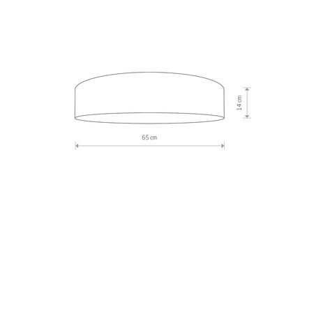 Nowodvorski Plafon szary CROCO