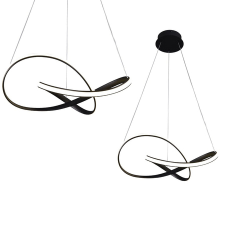 LAMPA WISZĄCA CAPPIO BLACK 36W LED czarna