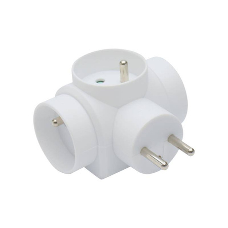 Rozgałęźnik 3GN Z/U okrągły 16A ELEKTRO