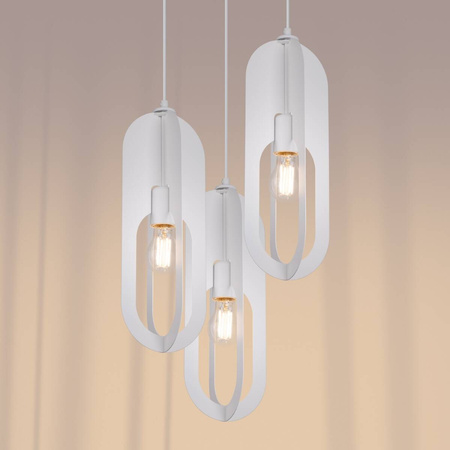 Lampa sufitowa OVAL WHITE 3xE27