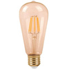 Żarówka LED dekoracyjna E27 12W ST64  2500K amber