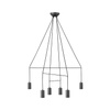 Nowodvorski Lampa wisząca metalowa czarna IMBRIA 