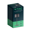 Lampka Biurkowa Nocna V-TAC 1,5W LED 21cm Ładowanie Ściemnianie Czarna 