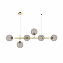 Light prestige Alisa wisząca złota / transparentne kulki LP-005/6P TR