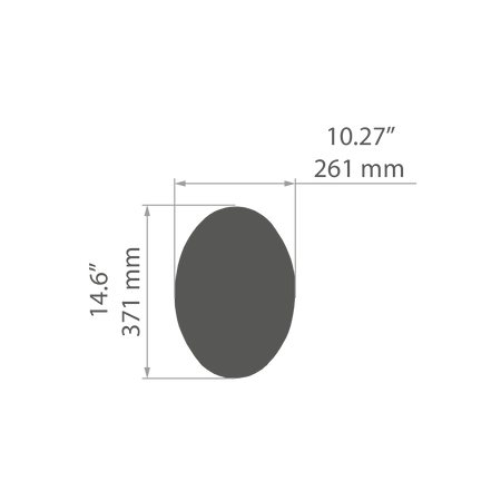 Oprawa MI-BUBBLE-01, zwieszana, 17W, 3000K, bez zasilacza, 24VDC, IP20, czarny anoda