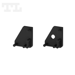 Komplet zaślepek bocznych czarnych P3-4 do osłonki C13 (1 szt. z otworem, 1 szt bez otworu) (nr kat 7703407)