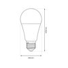 Żarówka LED 15W E27 A60 6000K