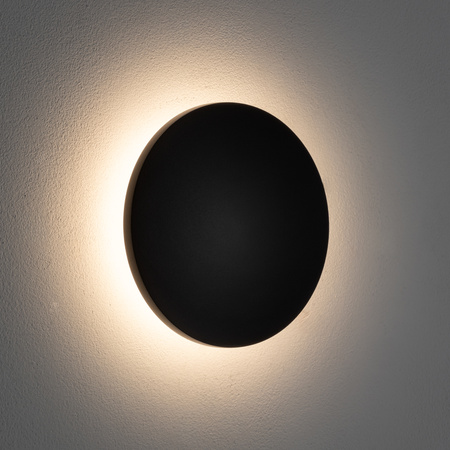 Kinkiet zewnętrzny elewacyjny ARIA LED S 6W 13cm czarny 3000K Nowodvorski 11562