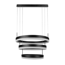 Oprawa Zwieszana LED V-TAC 82W Soft Light Chandelier Ściemnianie Czarny VT-82-3-B-N 3000K 4550lm 3 Lata Gwarancji