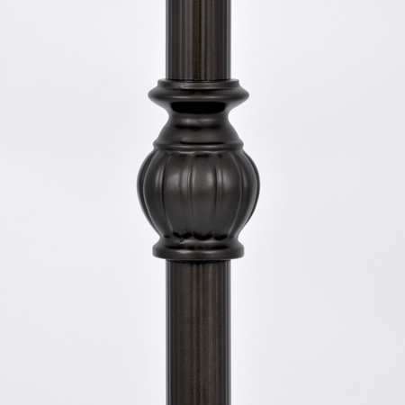 Wielobarwna lampa podłogowa, witraż K-F161386 z serii BUTTERFLY