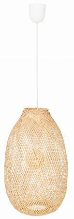 Lampa wisząca BOHO bambusowa podłużna 40cm TH05