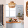 Naturalna lampa wisząca E27 Boho Neka