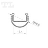 LED P8-1 Profil 1000 mm czarny lakierowany (nr kat 868112)