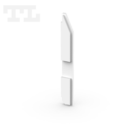 Komplet zaślepek bocznych białych P16-1 do osłonki C13 bez otworu (1 szt. lewa, 1 szt. prawa) (nr kat 7716106)