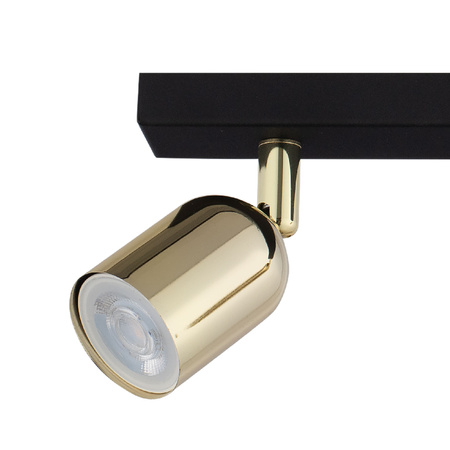 Lampa sufitowa TOP Black Gold 2xGU10