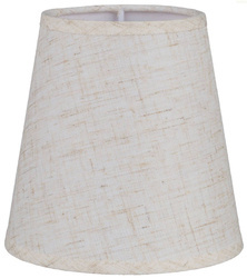 Abażur mały stożek len E14