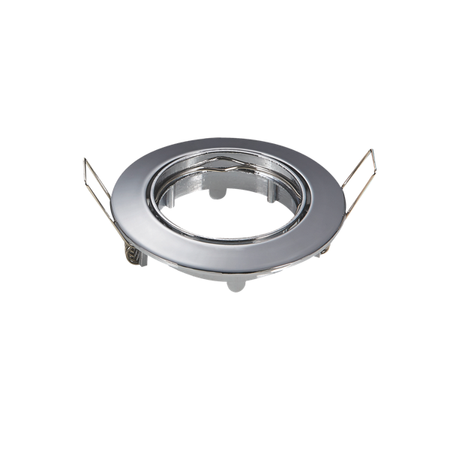 Oprawa sufitowa halogenowa okrągła chrom do GU10 MR16