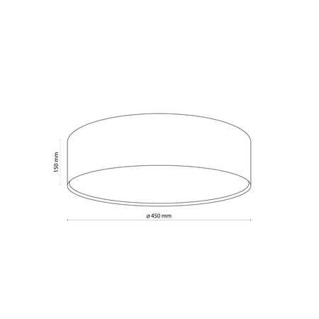 Lampa sufitowa RONDO Gold 4xE27 450