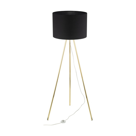Lampa podłogowa UMBERTO Black/Gold 1xE27