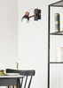 Lampa ścienna kinkiet 1X50W GU10 czarno-miedziana Markus 91-35554