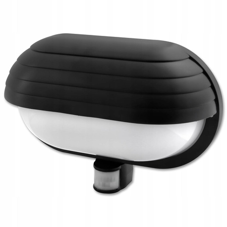 Kinkiet ogrodowy lampa elewacyjna E27 z czujnikiem ruchu i zmierzchu