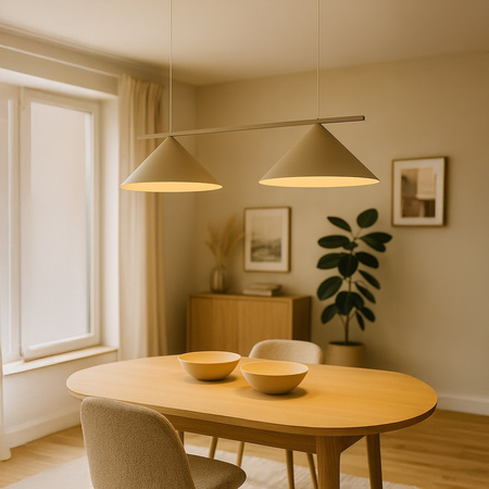 Lampa wisząca CAPITAL TAUPE 2xGX53 kaszmir