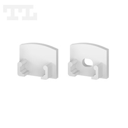 Komplet zaślepek bocznych białych P5-2, P18-3, GK18-3 do osłonki C1, C4 (1 szt. z otworem, 1 szt bez otworu) (nr kat 7705202)