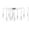 Soleto 10 lampa wisząca LP-90082/10P